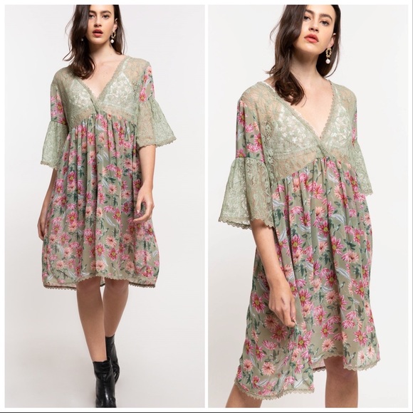 Victorian Woven Floral Layering Lace Tunic - Picture 6 of 10